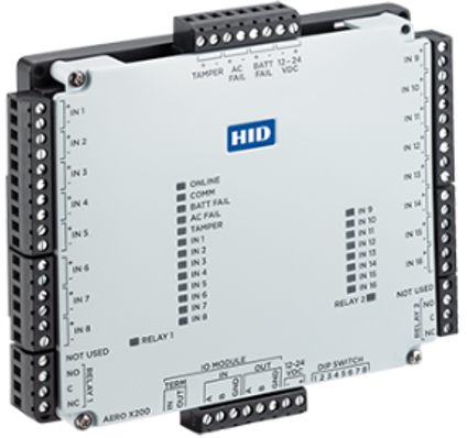 HID Aero™ X200 Input Monitor Interface Module Monitoring up to sixteen general purpose inputs
